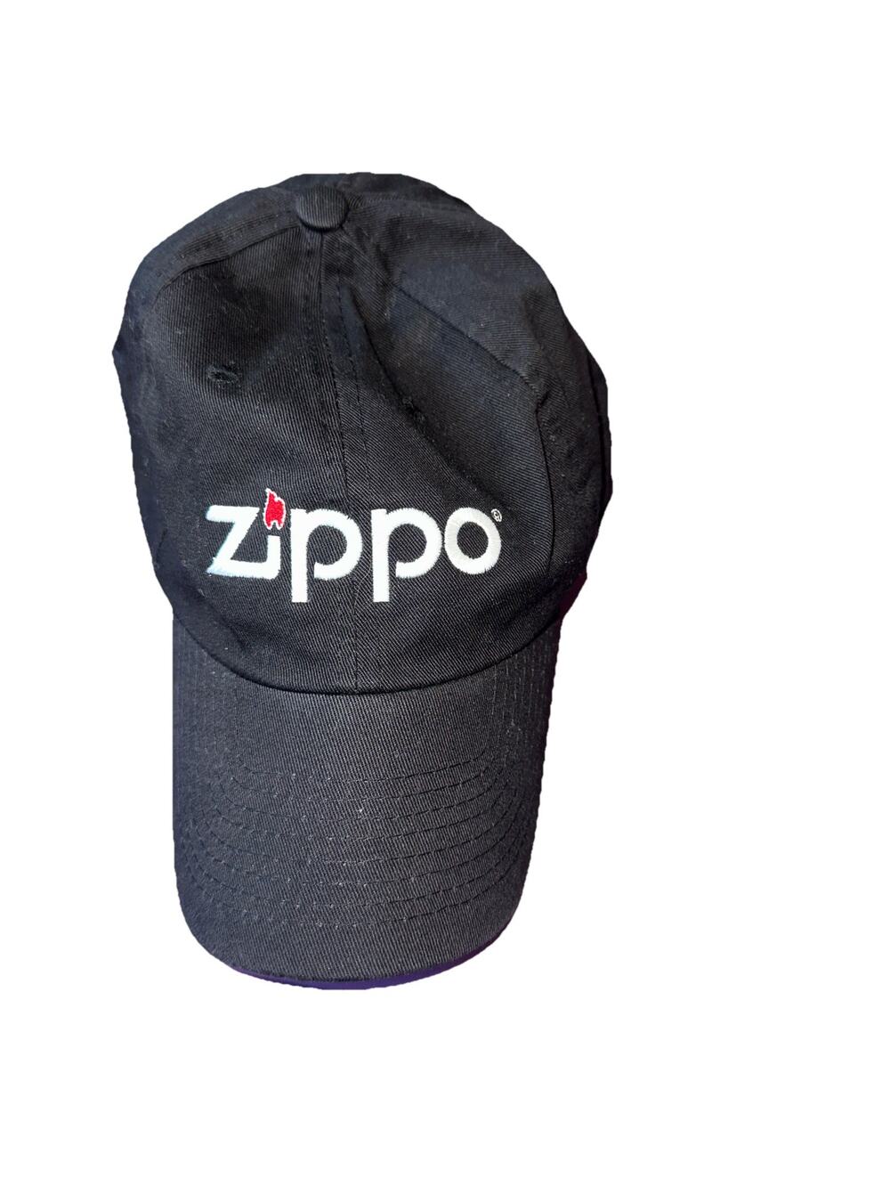 Zippo Hat Corporate Identity Apparel One Size Fits All Black Cotton Cap